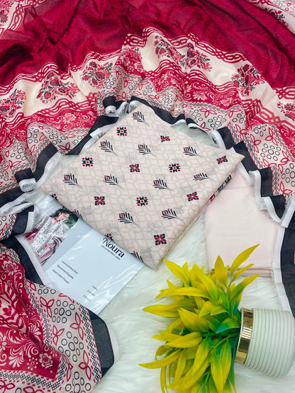 Noura Printed Lawn 3PC – Latest Volume 2026