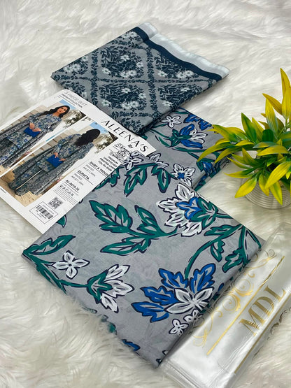 Aleena's by MDL Premium Unstitched Lawn Vol-04 2026 – 3PC