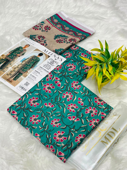 Aleena's by MDL Premium Unstitched Lawn Vol-04 2026 – 3PC