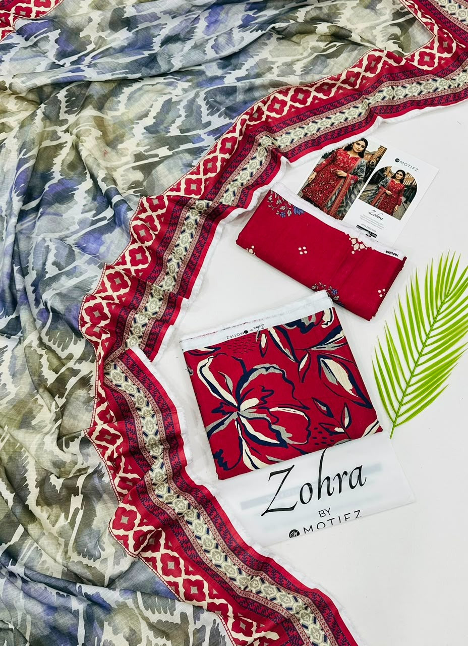 Motifz Khaddar 3PC Winter Collection 2026