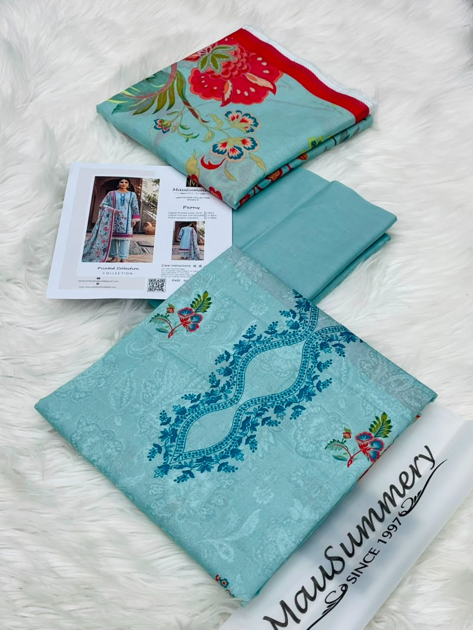 Mausummery Premium Printed Lawn 3PC Vol-4 Collection