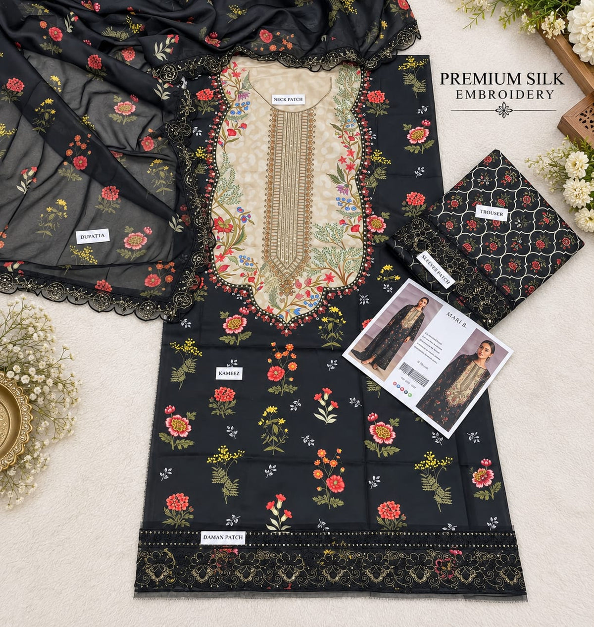 Mix Brands Lux Silk Emb 3PC Collection 2026 | Super Wholesale