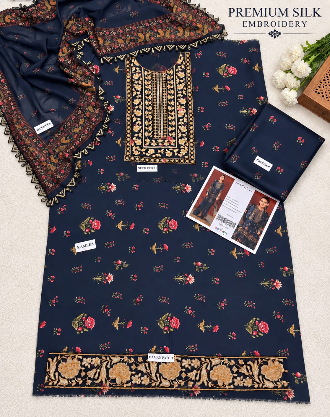 Mix Brands Lux Silk Emb 3PC Collection 2026 | Super Wholesale