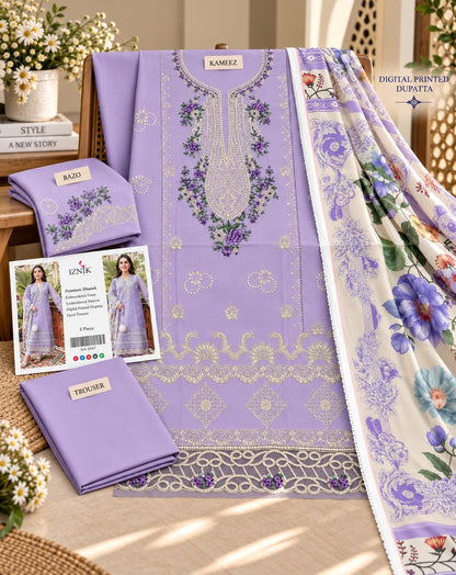 Mix Brand Luxury Dhanak Emb 3PC Winter Collection 2026 | Super Wholesale
