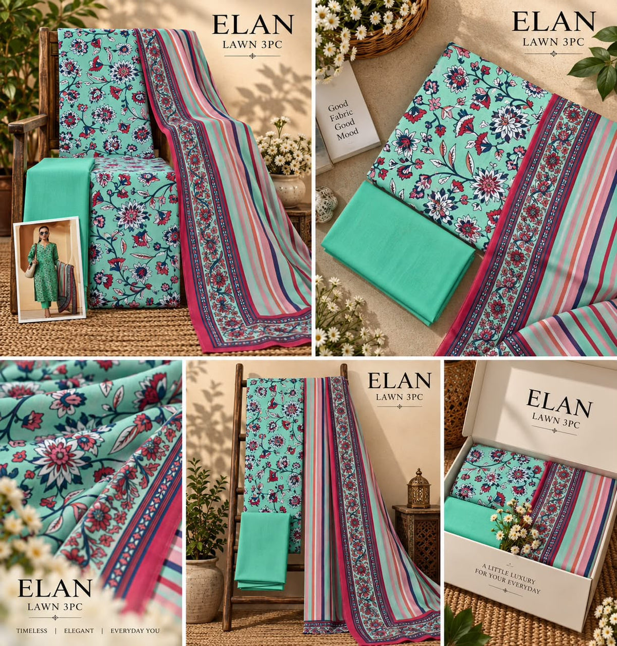 Elaan Premium Lawn 3PC Collection 2026 | Super Wholesale