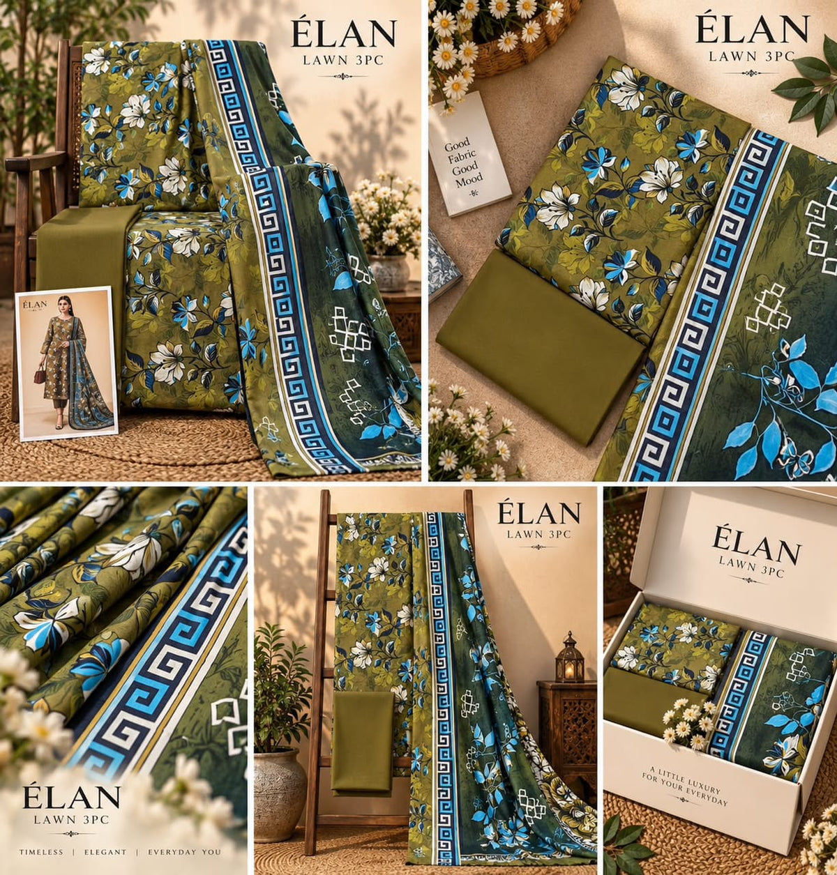 Elaan Premium Lawn 3PC Collection 2026 | Super Wholesale