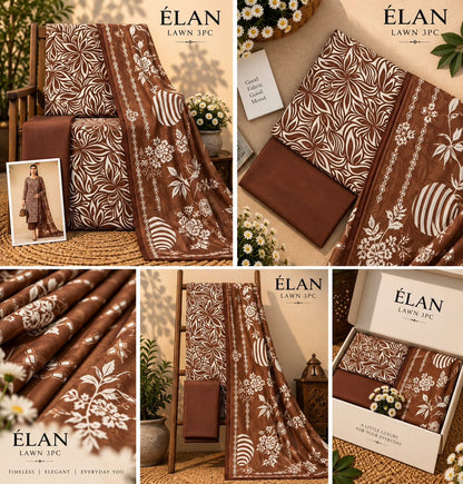 Elaan Premium Lawn 3PC Collection 2026 | Super Wholesale