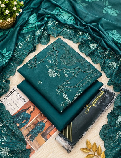 Lamisah Bin Naeem Royal Embroidery Cambric Collection 2026 | Super Wholesale