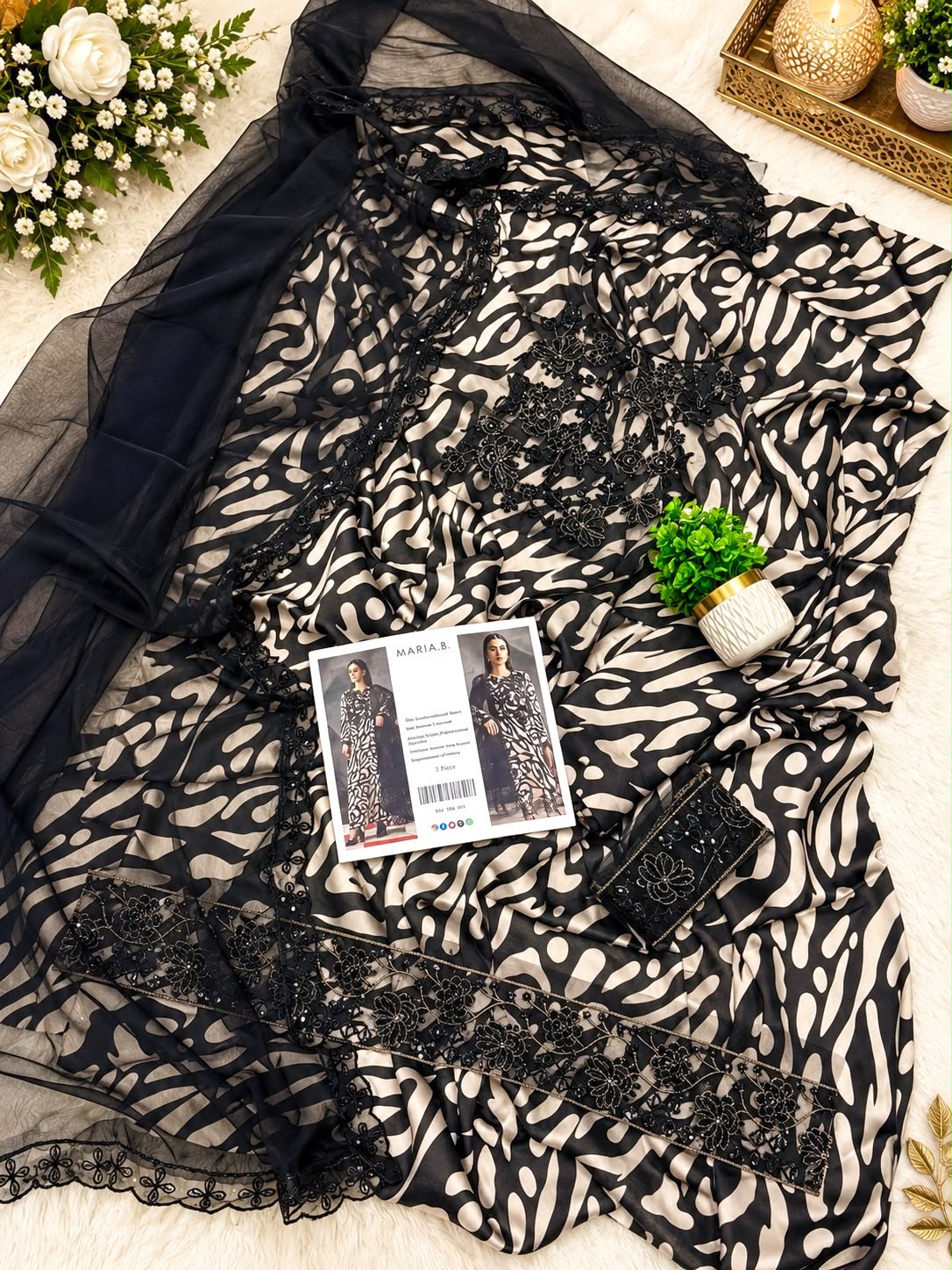 Mix Brand Luxury Silk Emb 3PC Vol-5 | Super Wholesale