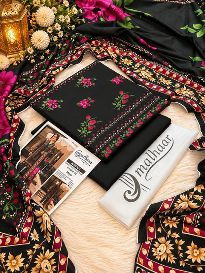 Malhaar Premium Printed Linen 4PC Winter Collection Vol-2 2026-27 | Super Wholesale
