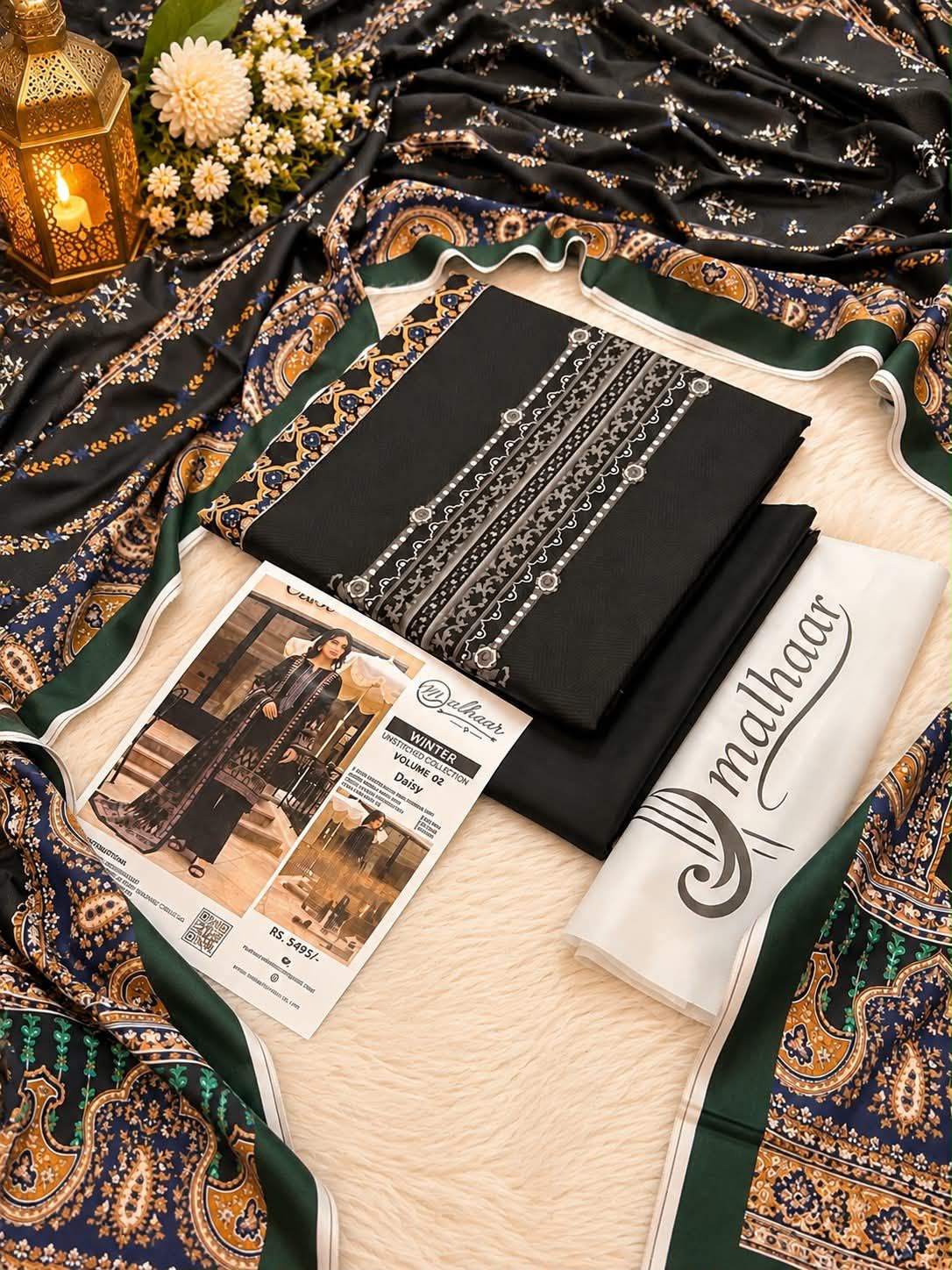 Malhaar Premium Printed Linen 4PC Winter Collection Vol-2 2026-27 | Super Wholesale