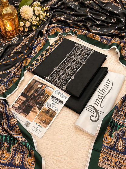 Malhaar Premium Printed Linen 4PC Winter Collection Vol-2 2026-27 | Super Wholesale