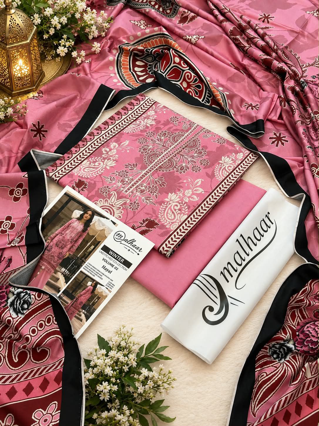 Malhaar Premium Printed Linen 4PC Winter Collection Vol-2 2026-27 | Super Wholesale