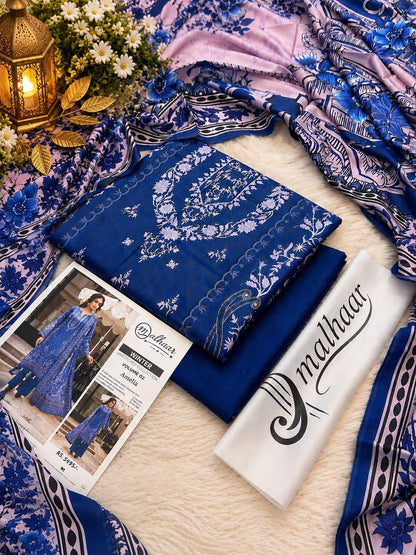 Malhaar Premium Printed Linen 4PC Winter Collection Vol-2 2026-27 | Super Wholesale