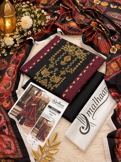 Malhaar Premium Printed Linen 4PC Winter Collection Vol-2 2026-27 | Super Wholesale