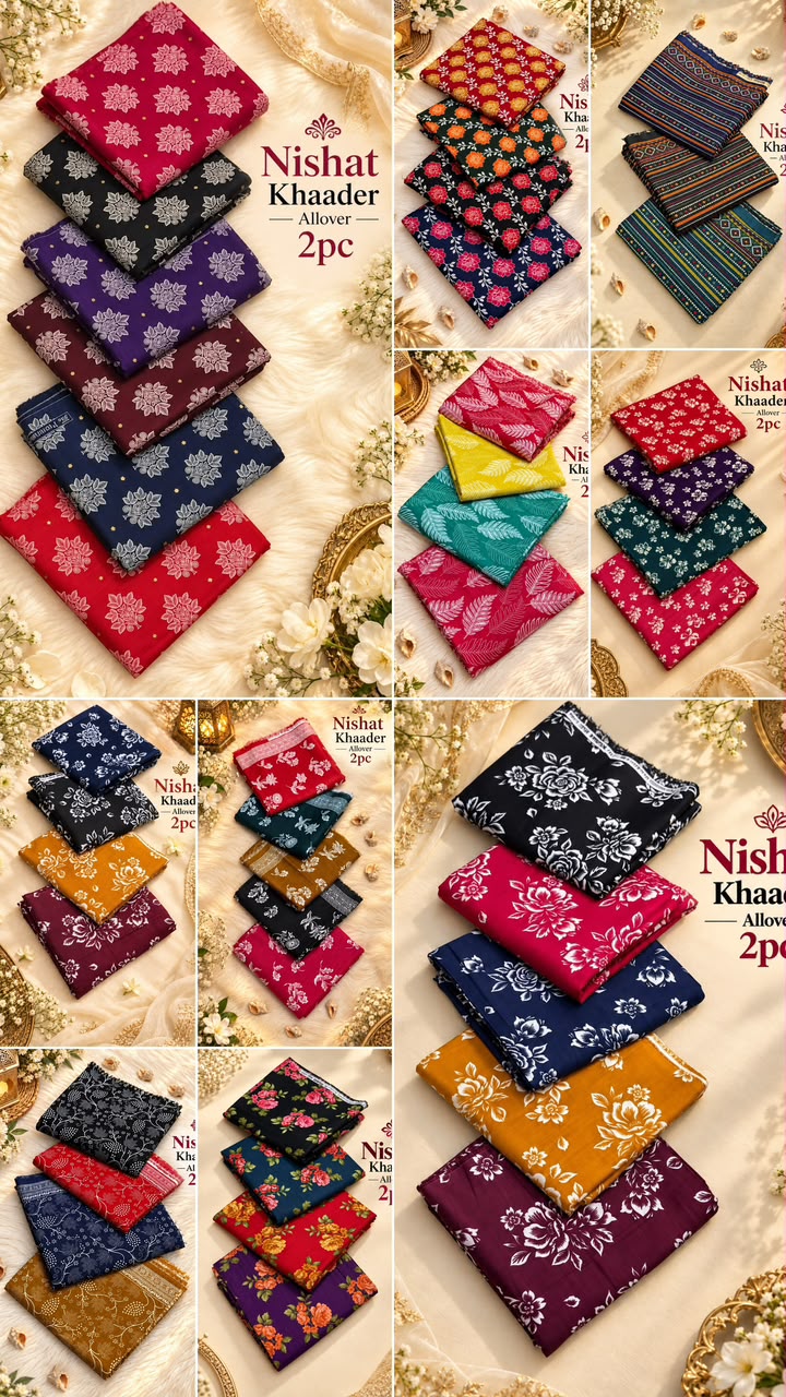 Nishat Printed Khaddar 2PC Winter Collection 2026-27 | Super Wholesale