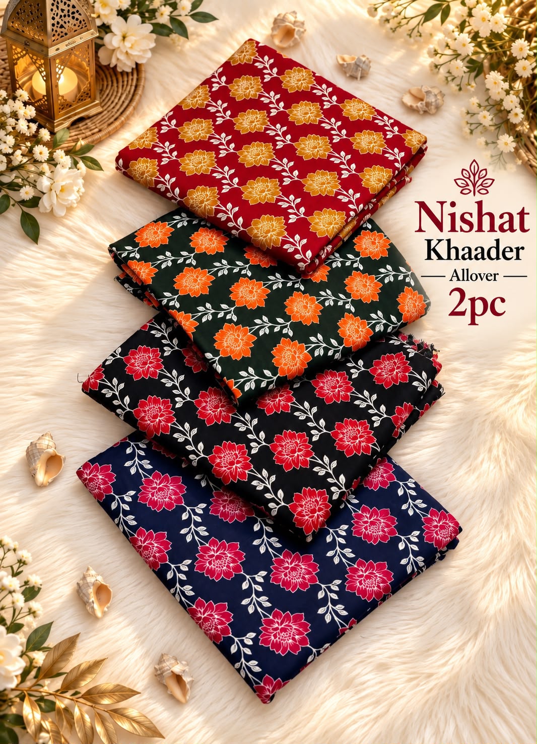 Nishat Printed Khaddar 2PC Winter Collection 2026-27 | Super Wholesale