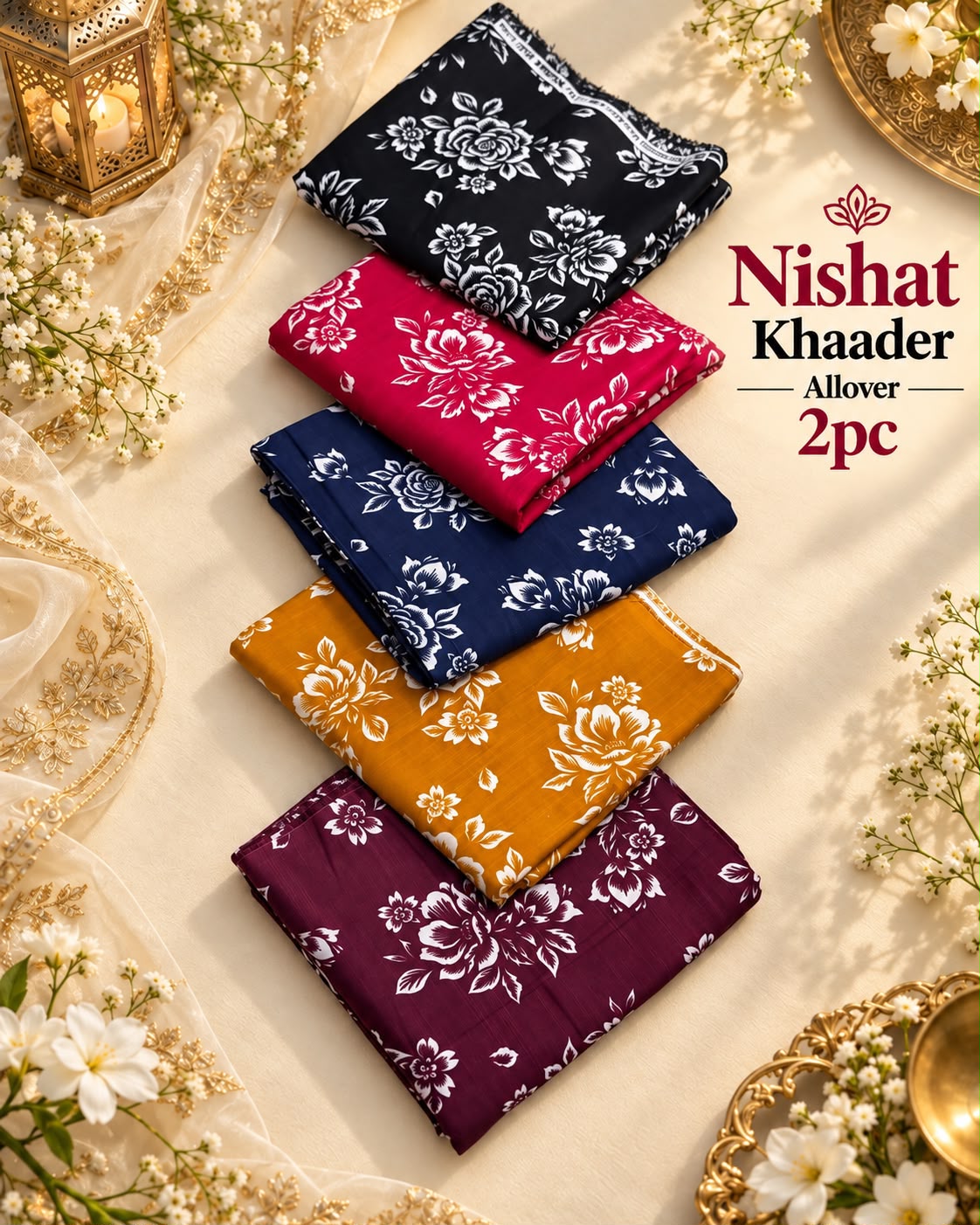 Nishat Printed Khaddar 2PC Winter Collection 2026-27 | Super Wholesale