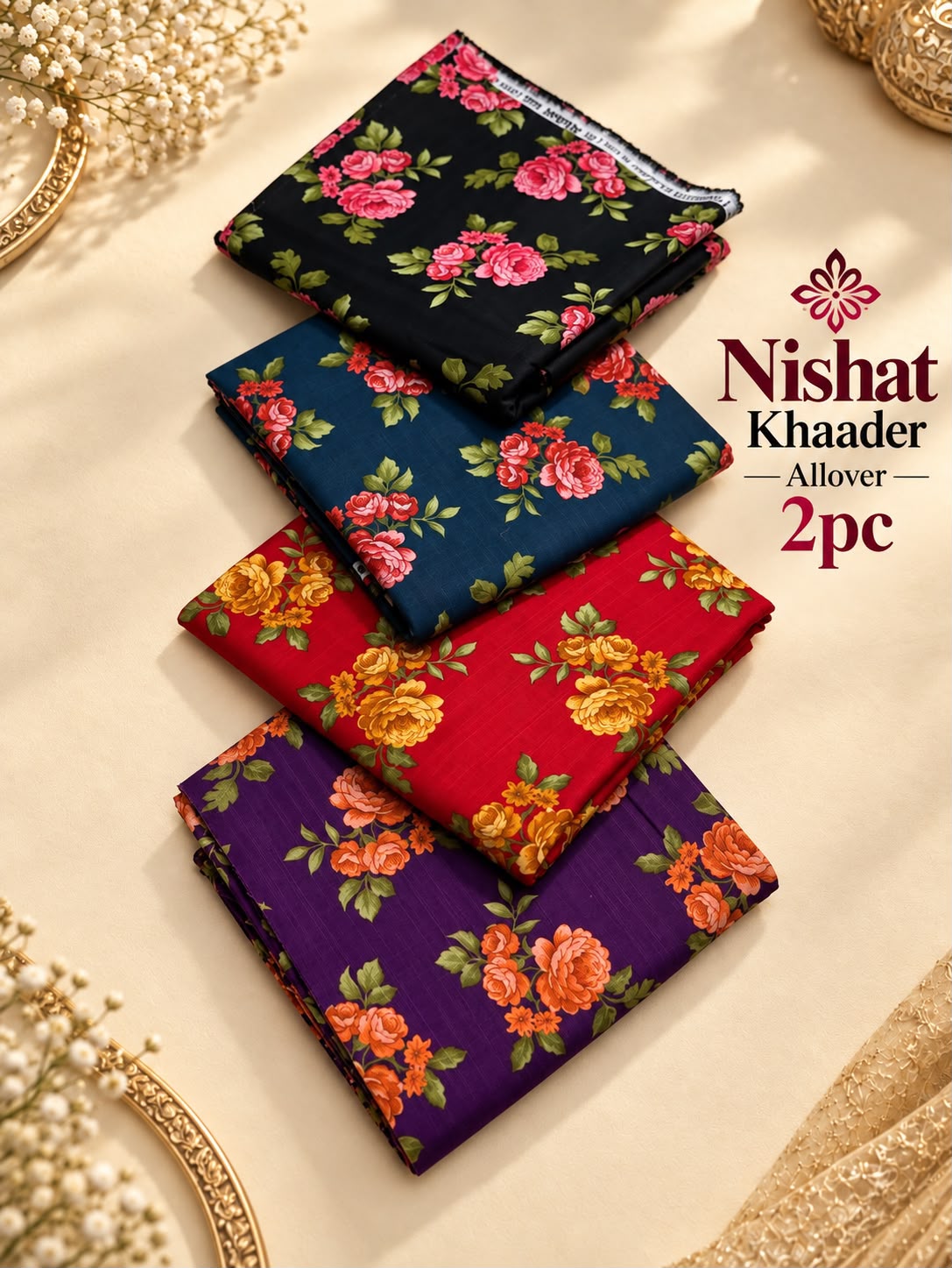 Nishat Printed Khaddar 2PC Winter Collection 2026-27 | Super Wholesale
