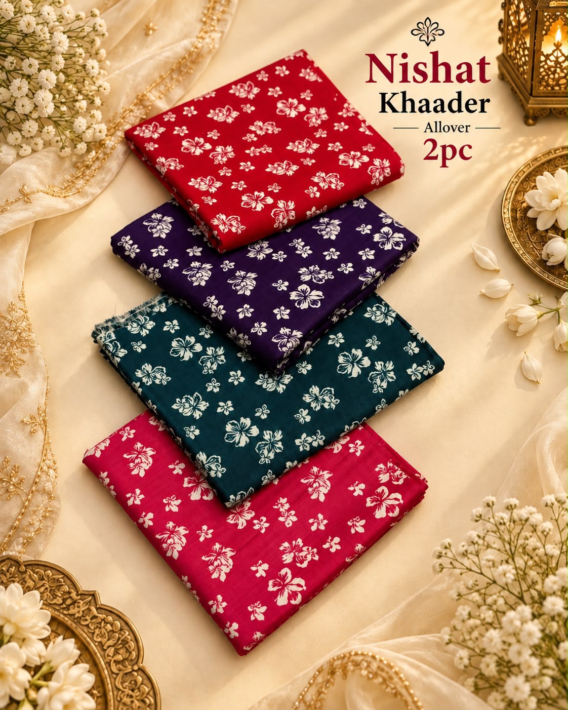 Nishat Printed Khaddar 2PC Winter Collection 2026-27 | Super Wholesale
