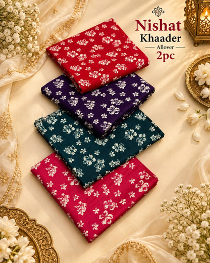 Nishat Printed Khaddar 2PC Winter Collection 2026-27 | Super Wholesale
